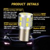 Ruiandsion 2pcs 1157 LED Light Bulbs White BAY15D 6V 17SMD