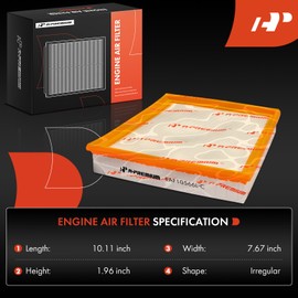 A-Premium Engine Air Filter Compatible with Jaguar F-Pace 2017-2025, XF 2017-2024, XE 2017-2020 & Land Rover Range Rover Velar 2018-2025