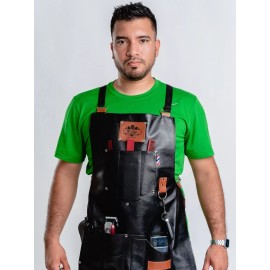 Don Pablo Mandil Para Barbero Personalizado Con Láser En Curpiel Dp