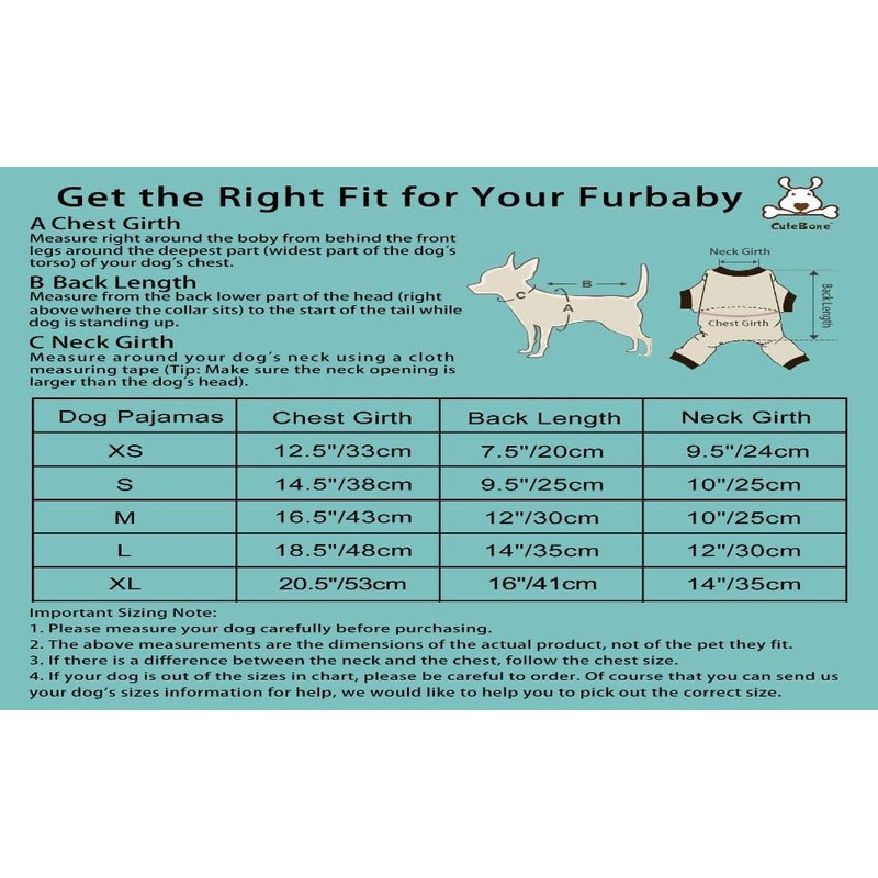 CuteBone Dinosaur Costume Dog Pajamas, Stretchy Spandex Crystal Velvet Sleepwear