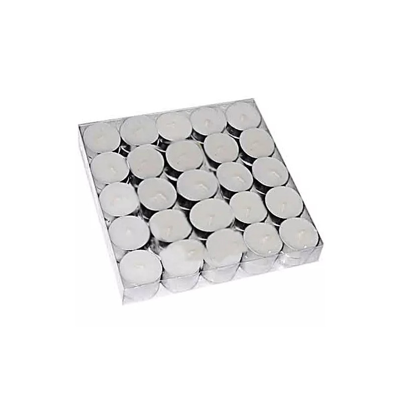 Main 50 Velas De Té Sin Aroma Mini Velas Decorativas