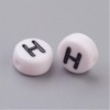 Handicraft Emporium Flat Round Alphabet Acrylic Beads | 20g |