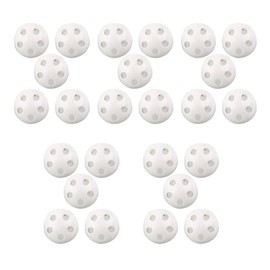 Toddmomy 50 Pieces Round Doll Noise Maker Noise Maker Replacement Repair Fix Toy Rattle Squeaker Rattle Insert Crafts Accessories 24mm