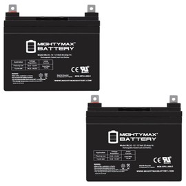 Mighty Max Battery 12V 35AH Battery for Image EC Mid Wheel Drive Power K0823-2 Pack