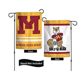 Minnesota Golden Gophers 12.5” x 18" Double Sided Yard and Garden College Banner Flag Is Printed in the USA (Vault)