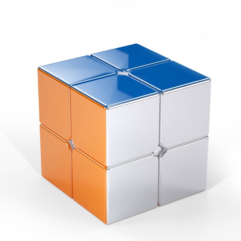 HELLOCUBE Cyclone Boys 2x2 Speed Cube Magnetic Reflective Mirror Stickerless