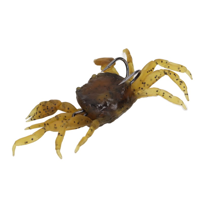8Pcs Artificial Crab Bait 13cm 33.5g Simulation Crab Soft Lure