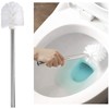 6 Pack Replacement Toilet Brush Head White Brush Head Interchangeable