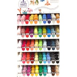 DMC - Happy cotton ball - especially for amigurumis - very soft and comfortable to use - 100% cotton | 20 g - 43 m - 50 colours
