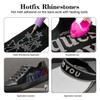 BEADSLAND Hotfix Rhinestones, 4000 PCS Light Red Rhinestones for Clothes