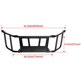 ECOTRIC Bed Enclosure Rack Compatible with 2019-2024 Honda Talon 1000R Talon 1000X Talon 1000 X-4 Heavy Duty Steel Rear Tailgate Bed Extender