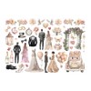 Stamperia DFLCT37 Ephemera Romance Forever Ceremony Edition, Multi-Colour, 10 x