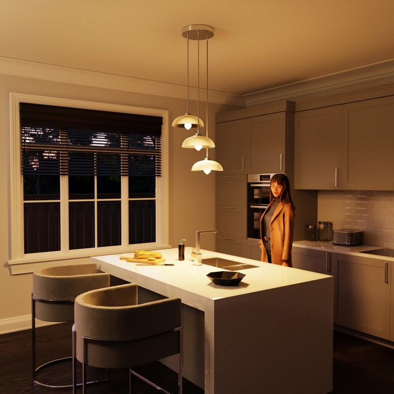 Globe Electric 31448 60W Equivalent Warm White (3000K) A19 Motion