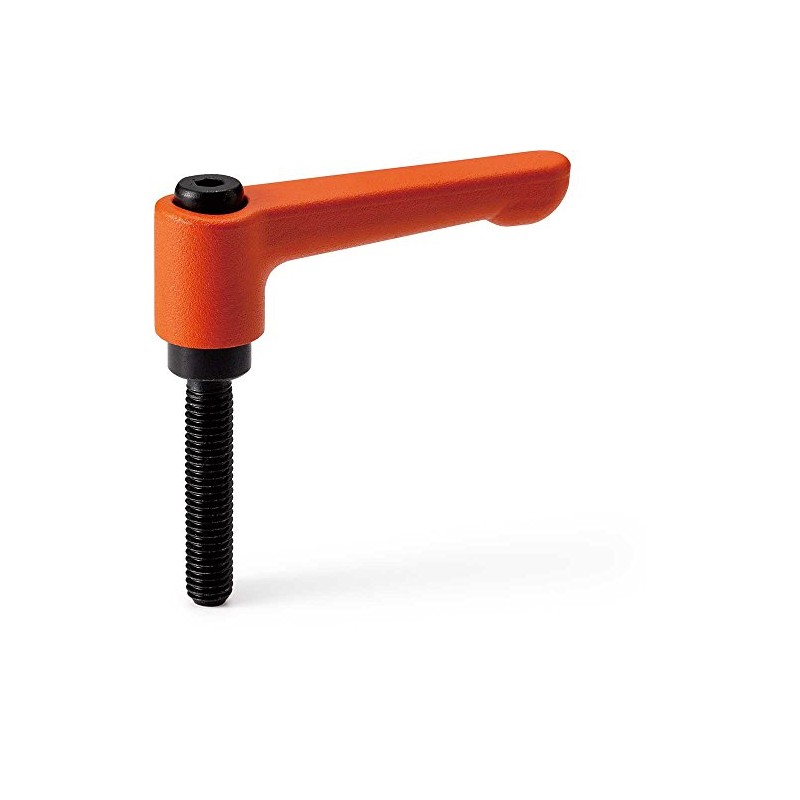 NBK Machine Element Parts Clamp Lever (Male Thread) Flat Type