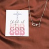 Lywjyb Birdgot Baptism Gift Child of God Religious Necklace Jewelry
