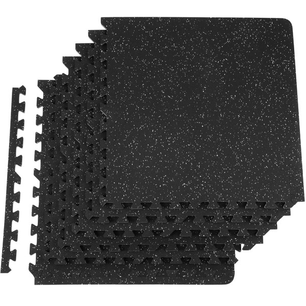 VEVOR 6 PCS 1/2 inch Thick Gym Floor Mats, 24"