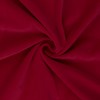Mook Fabrics Velveteen Solid, Cranberry Cut by The Yard