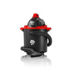 Dirt Devil 5 Gallon Corded Wet Dry Shop Vacuum, Portable, Heavy Duty Vacuum for Garage, Home, Workshop or Vehicle, Compact Design with Versatile Tools, Wet/Dry Shop Vac