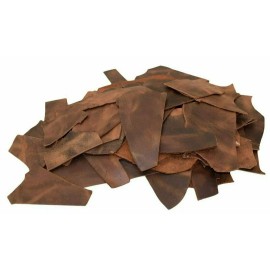 European Leather Works 8 LB Scraps Tooling Crafts 100% Cowhide Full Grain Leather 5/6oz (2-2.4mm)...