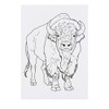 'Wild Bison' Temporary Tattoo - Water Resistant, Skin-Safe, Non-Toxic Transfer