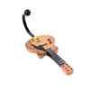 Laroal 3pcs Retro Guitar Shaped Decorative Hooks Wall Mounted Heavy