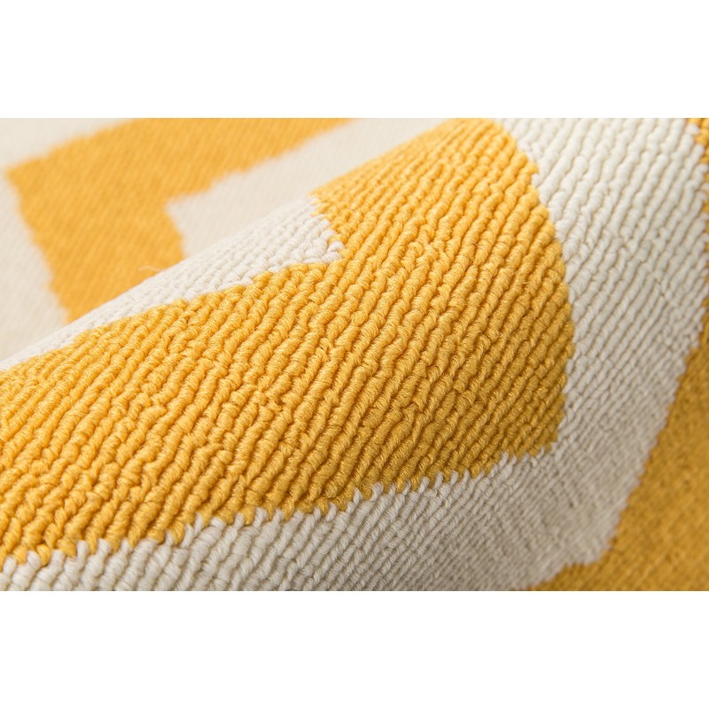 Momeni Rugs Baja Collection Area Rug, 6'7" x 9'6", Yellow