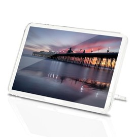 Classic Rectangle Magnet with Stand - North Pier Blackpool England UK Sunset - Fridge Locker Office Whiteboard Toolbox #51576