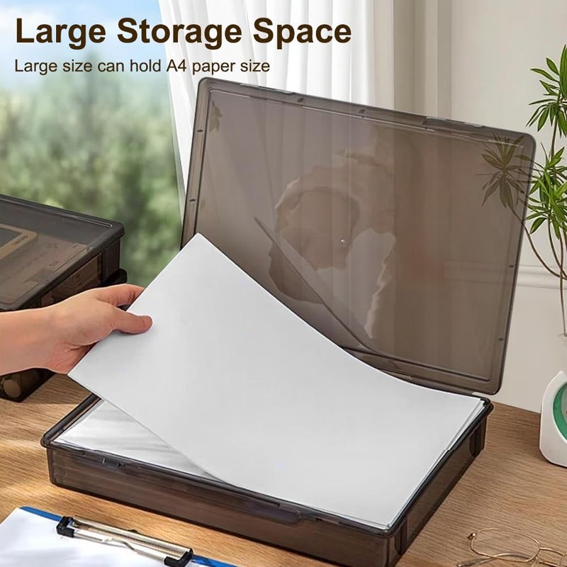 Storage Boxes, Versatile Storage Box with Lid, Transparent Boxes, Storage,