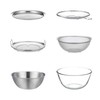 SHIMOYAMA Stainless Steel Bowl & Plate 6-Pcs, Mixing Bowls with