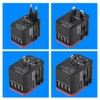 Universal Travel Adapter Plug 4 USB Ports Type C Sockets
