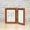 Fuji Color 4622TK Photo Frame, Wooden, Size 2 x 2