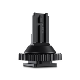 JJC Cold Shoe Screw Mount Adapter for DJI Mic - Camera Hot Shoe Mounted, with 1/4-20 Tripod Thread