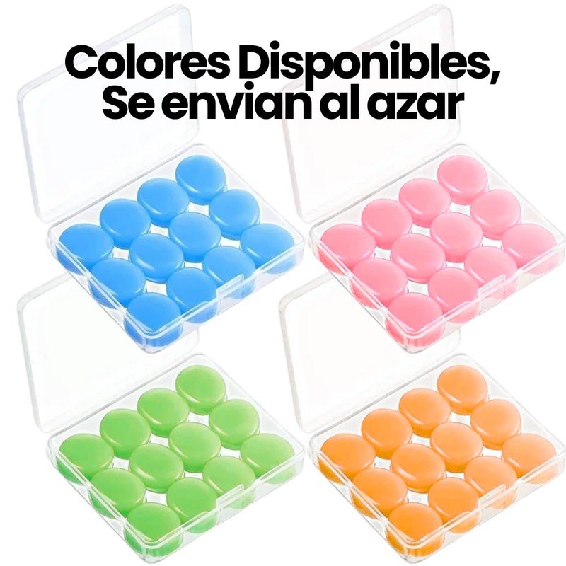 48Pcs Tapones de Oídos para Dormir, Tapones Oídos de Silicona