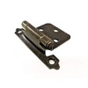 Semi-Concealed Hinge in Antique Brass - 4 Pack