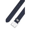 BOSS Connio Men's Real Leather Business Belt, Dark Blue401