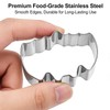 12 Pcs Halloween Cookie Cutters Set, Mini Stainless Steel Spooky