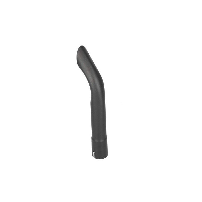 All States Exhaust Stack - 1-1/2" x 12" Curved Black