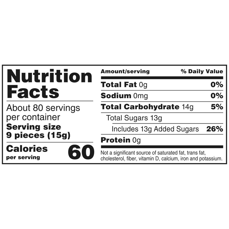 Wonka Everlasting Gobstopper, Candy, Jawbreaker Candy, 1.77 oz (24 ct)