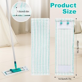 LUOJINYI Pack of 3 Floor Mop Replacement Covers for Leifheit Profi XL Micro Duo / Profi XL Cotton Plus All Floor Mop Handles, Leifheit Mop Cover, Leifheit Floor Mop Replacement Cover, Replacement