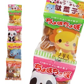 Osaka Maeda Chobochobo Biscuits Sweets 4-Pack (Pack of 5), Japanese Baked Boro Cookies Snack, MADE IN JAPAN, Limited Stock
