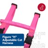 Coastal Pet Products CCP6341RED Nylon Ajustable Figura H Arnés para