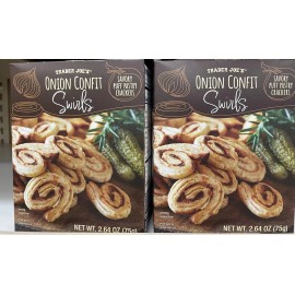 Trader Joe's 2 Pack Trader Joe’s Onion Confit Swirls NEW ITEM 2.64 oz Each Pack 🧅🧅