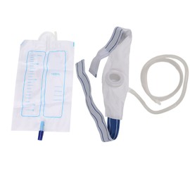 Silicone Waist Urine Drainage Bag Portable Catheter Fixation Urine Collection Bag Funnel