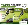 Lawn Mower Zone Control Cable for Engine Repair – Stainless