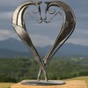 Rustic Horse Sculpture Modern Statue Metal Art Waterproof Horse Statue