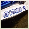 STIFFIE Techtron TT16 Boat PWC Letter Number Decal Registration MET.