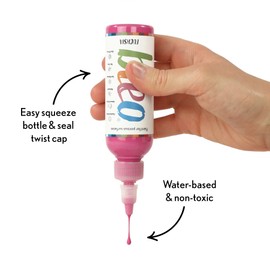 Guild Lane Bleo Fabric Paint – Upcycle & Transform Textiles, Wood and Cork – Non-Toxic, Waterproof & Fade-Resistant – Easy to Apply Paint (Aquamarine, Turquoise, 250ml)