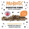 Bugalugs Dog Fibre Supplement Pellets with probiotics for dogs, kaolin