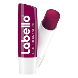 LABELLO Bálsamo labial con color Mora (4.8g) protector labial con Vitamina E libre de aceites minerales 24 horas de humectación