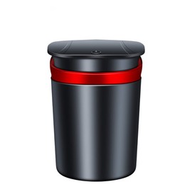 TOTMOX Car Ashtray, Easy Clean Up Detachable Stainless Car Ashtray with Lid Blue Led Light for Most Car Cup Holder